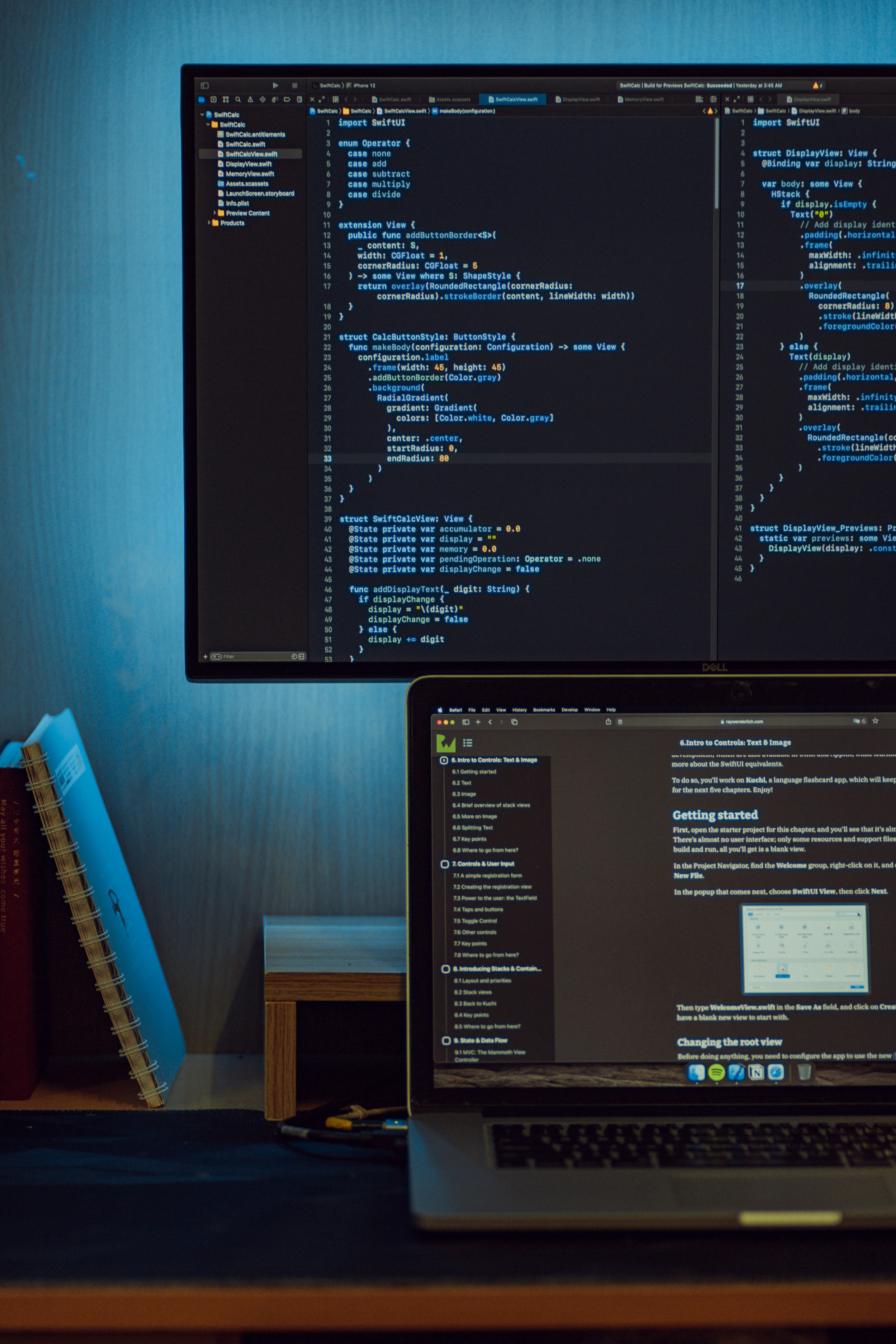 A ridiculously over-engineered computer coding setup