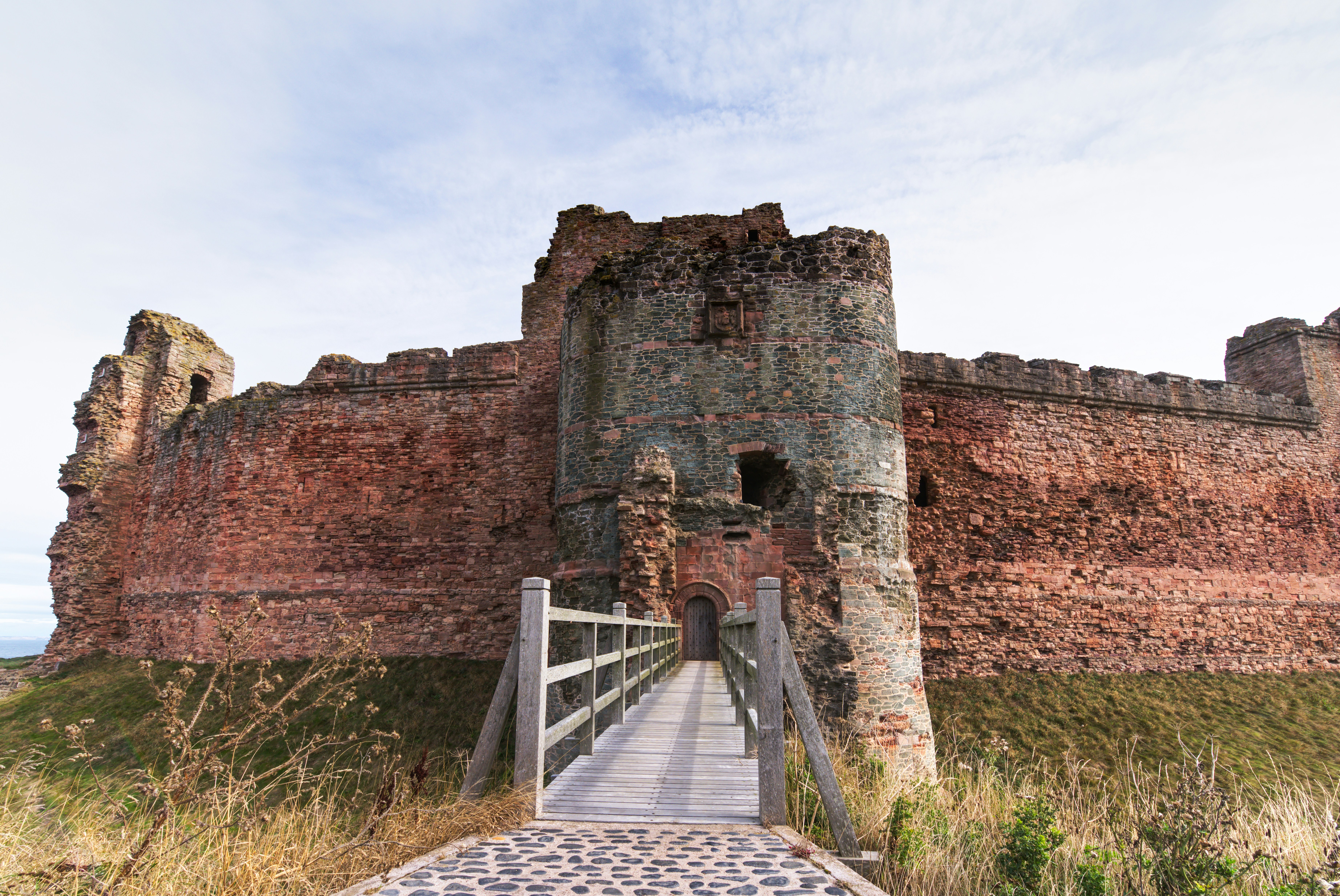 An old castle in East Lothian, Scotland