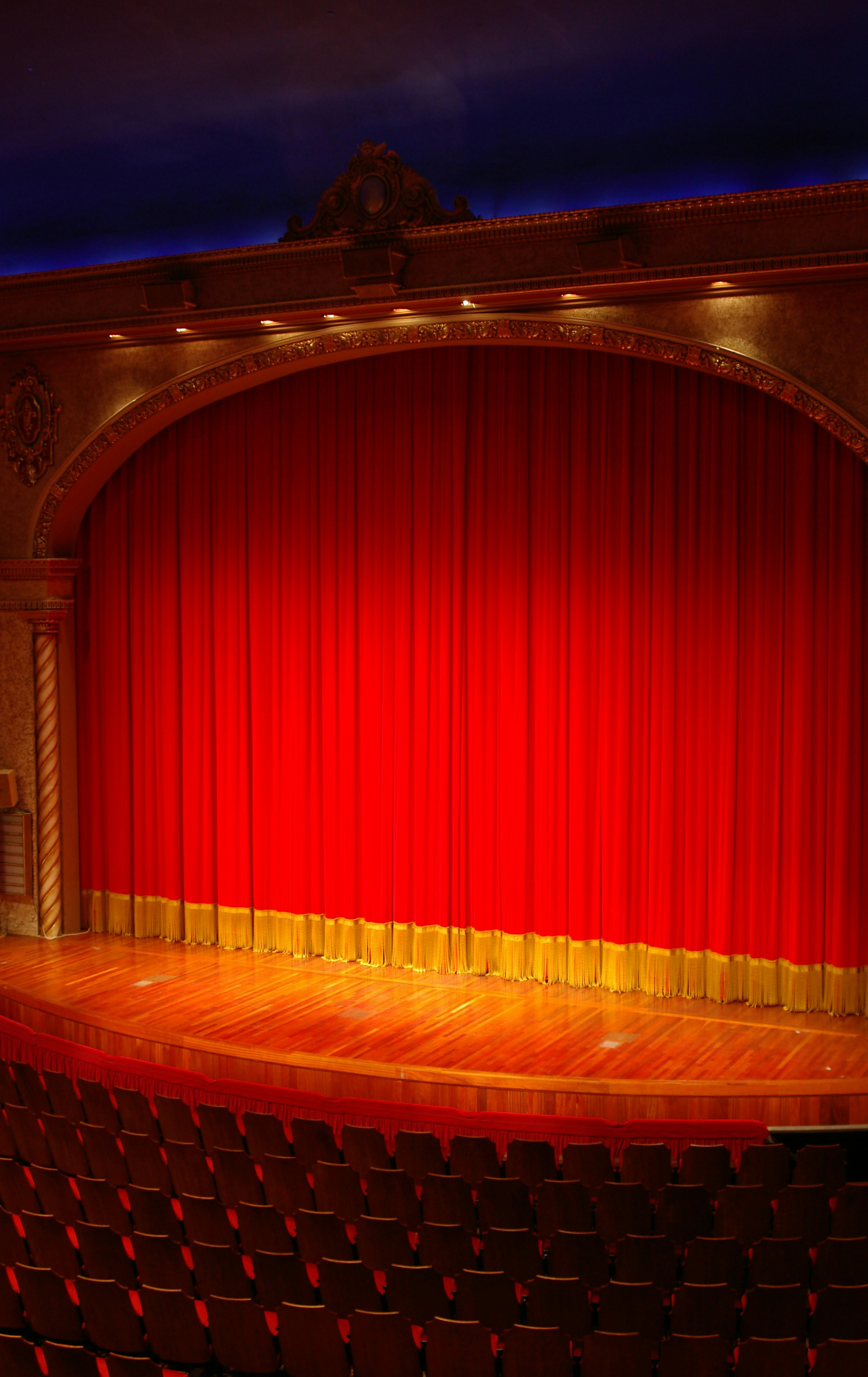 A theater stage